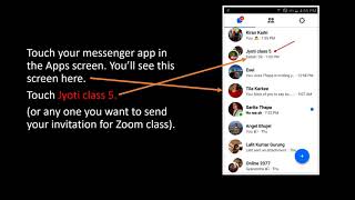 Zoom Class using Android Phone.. screenshot 4