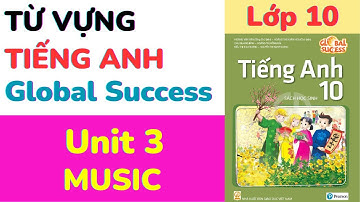 Từ vựng SGK Tiếng Anh Lớp 10 Global Success Unit 3 Music #học từ vựng tiếng Anh