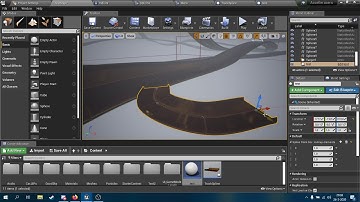 Unreal Engine - Spline Track Blueprint Tech Demo