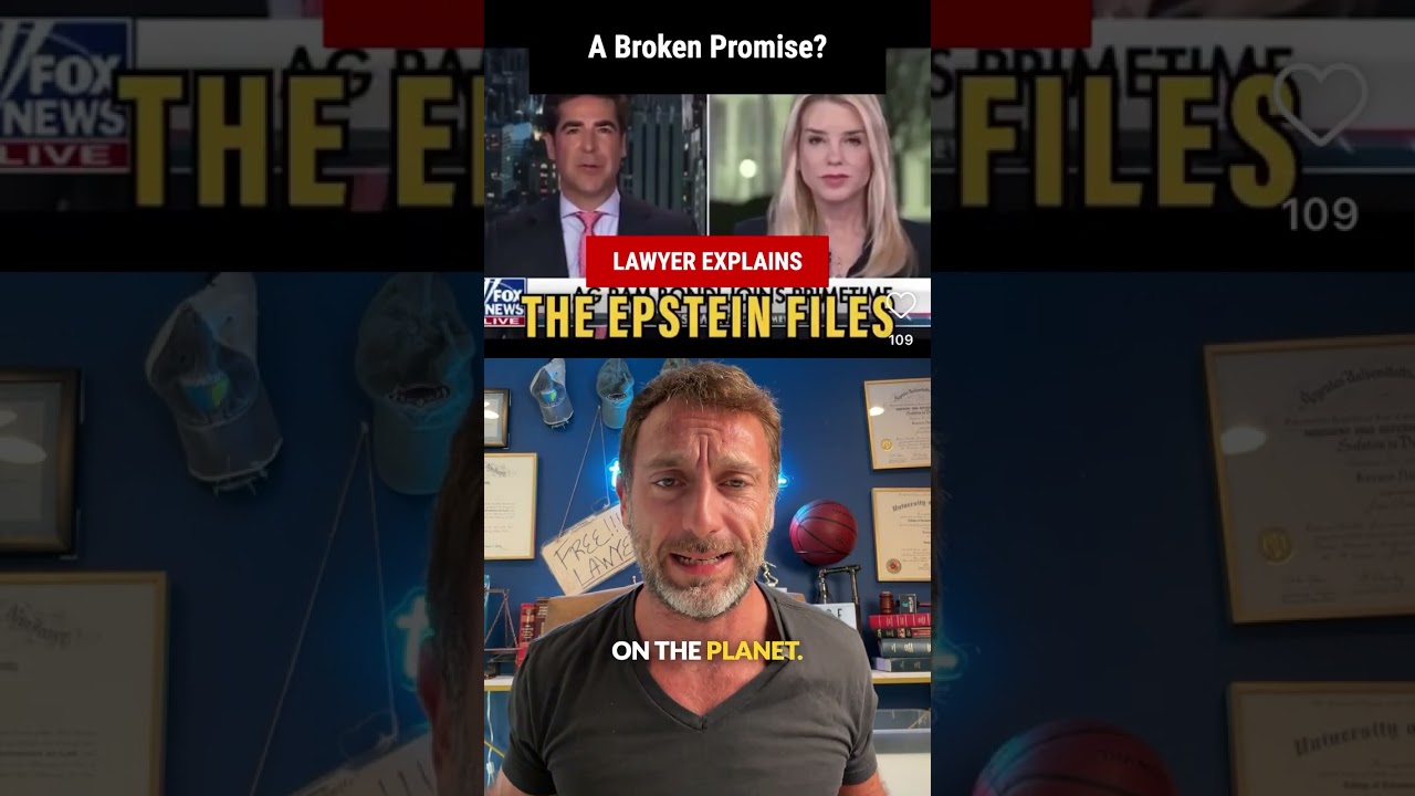 LAWYER REVEALS WHY NO EPSTEIN FILES??!!!