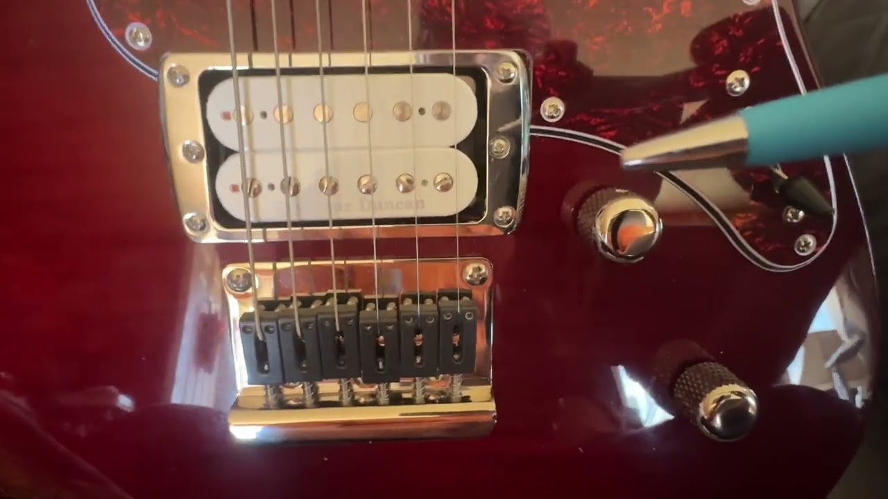 Seymour Duncan distortion humbucker installation on Yamaha