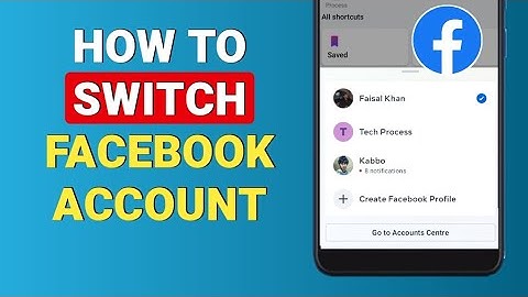 How to Add or Switch between multiple Facebook account || Add a new Facebook Account || Switch FB ID