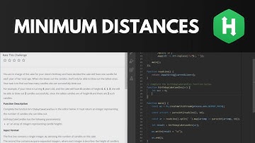 HackerRank Minimum Distances - Solution Walkthrough (JavaScript)