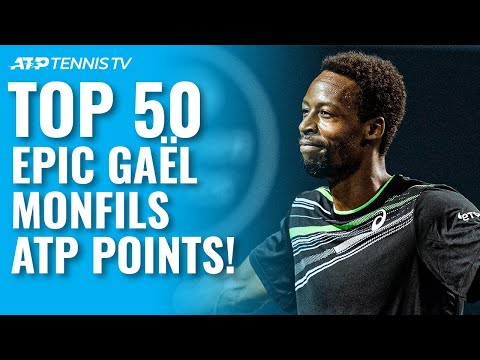 TOP 50 EPIC GAL MONFILS ATP SHOTS & RALLIES! ?