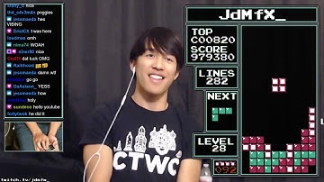 First Ever Level 34 in NES Tetris