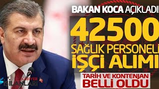 Bakan Koca Son Dakika Açıkladı Sağlık Bakanlığı Personel Alımı Başlıyor
