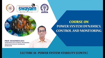 Lecture 18: Power System stability (Contd.)