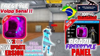 FREE FIRE🚨V2🎯 NEW💣VERSION⚙️Volpp SENSI🎯FREESTYLE PAINEL👾 SETTING☠️NO RECOIL👹SENSI | HOW TO V202