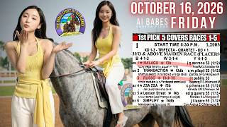MMTCI LIVE HORSE RACING OCTOBER 16, 2026 FRIDAY | MetroTurf Racing TV | AI Babes Karera Picks🏇🏾 MMTCI LIVE HORSE RACING OCTOBER 16, 2026 FRIDAY | MetroTurf Racing TV | AI Babes Karera Picks🏇🏾
