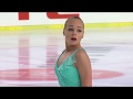 Anastasiia GUBANOVA RUS - Salzburg - Ladies Free skating - ISU JGP 2017