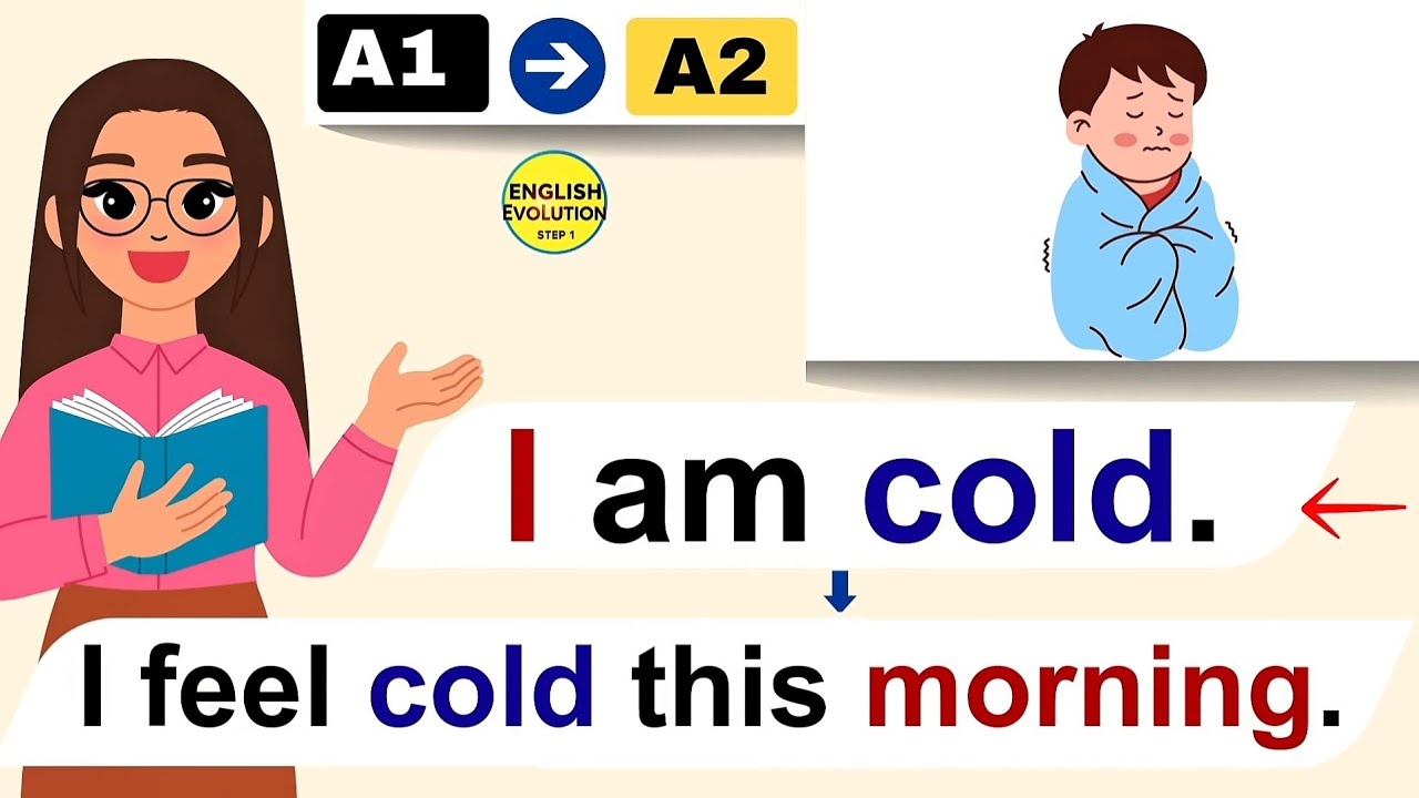 Improve English Practice: Real-life Sentences From A1 to A2.