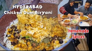 Masak NASI BRIYANI yang VIRAL // HYDERABAD Chicken Dum Biryani