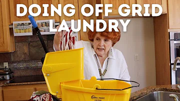 Doing Off Grid Laundry