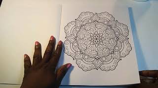 Mindful Meditations A Mandala Coloring Book from Crayola Flip Through #AdultColoring