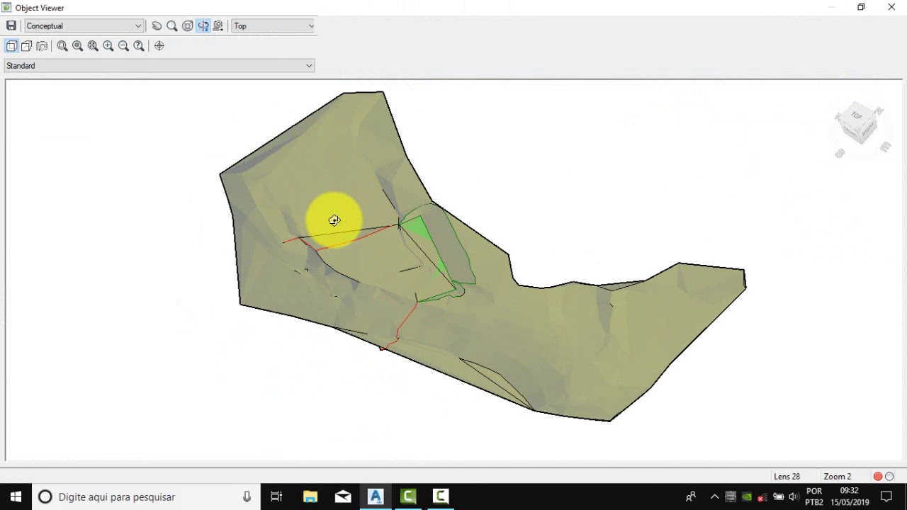 Como fazer um platô, corte e aterro, calculo de volume e perfil com o CAD Civil 3D