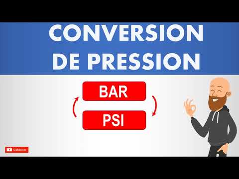 Vidéo: Bar et psi sont les pressions des pneus. Mesure et conversion