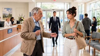 “Can You Pretend to Be My Granddaughter for Five Minutes” the Old Man Asked at the Bank—She Had 