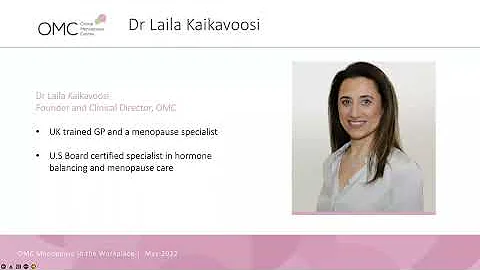 Online Menopause Centre (OMC) - Menopause in the Workplace webinar (26 May 2022)