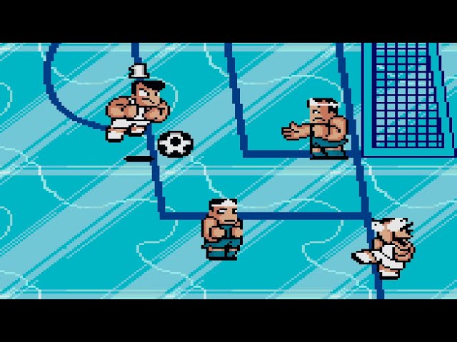Nekketsu Koukou Dodgeball-bu: Soccer-hen (X68000) — Playthrough