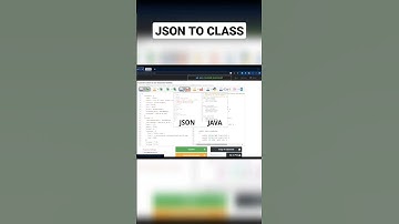 JSON TO CLASS #json #software #tools #coding
