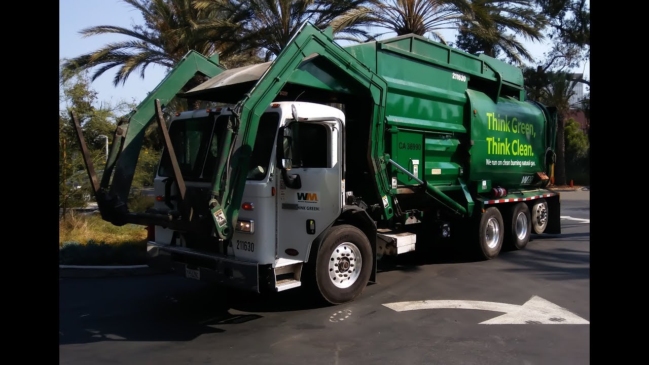 Waste Management of Orange County Peterbilt 320 Amrep HX450 Front