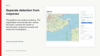 High-Value Goods Tracking: Detect Tamper, Dwell and Route Exceptions