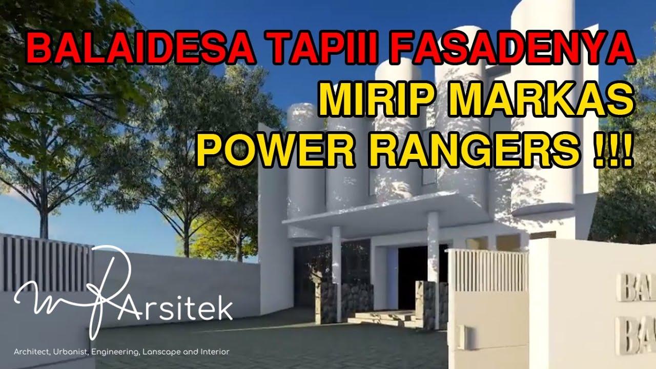 BALAI DESA BANJARMANGU | BALAIDESA DENGAN FASADE MIRIP MARKAS POWER ...
