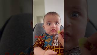 Baby eating vegetable ? reactions || Cute baby ? || babies videos || funny baby reaction shorts