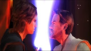 Star Wars Episode 3 Game Movie ( All Cutscenes)
