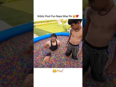 Orbitz Pool Bana Diya Naye Ghar Pe ☺️ #souravjoshivlogs #shorts