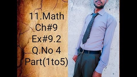 11th Class Math CH # 9 Lec # 5 Exercise 9.2 Q.No.4 Part (I to V ) Fundamentals of Trigonometry