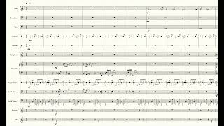 Lava Cave Underground Ruins Theme New Super Mario Bros. Wii - Transcribed Score