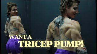 From Flat to PUMPED: My Tricep Workout (Beginner & Advanced Friendly)