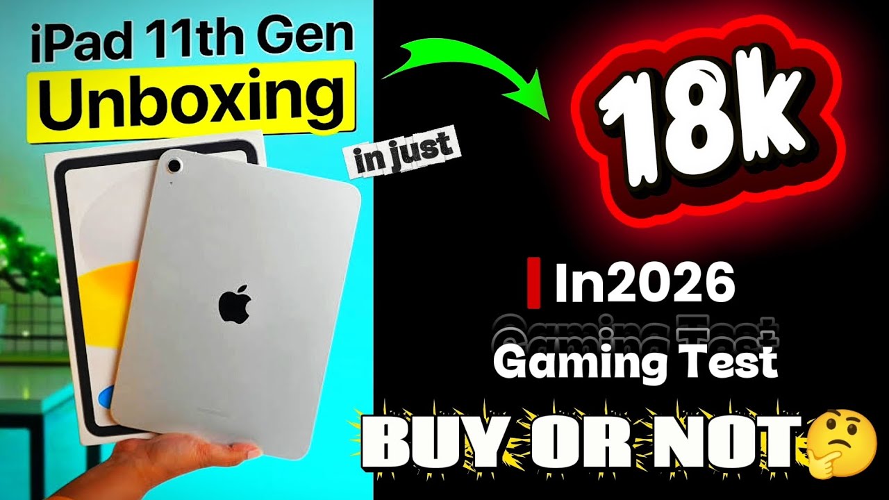Ipad 11th gen A16😱(wifi 128gb) 2025 |silver | unboxing | Accessories👉JUST (18k)🔥Full Review