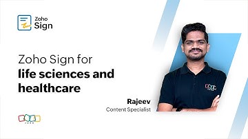 Zoho Sign for Healthcare and Life Sciences | FDA 21 CFR Part 11 | EU Annexure GMP 11