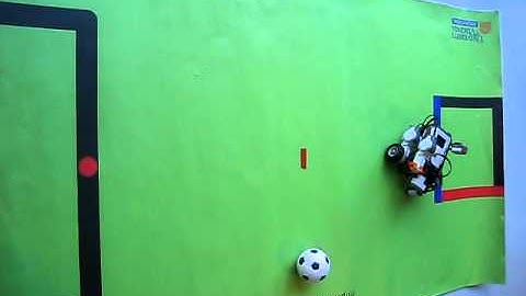 NXT Lego Robot Finds the Soccer Ball