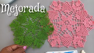 Step-by-step Small Crochet Doilies (improved) #crochet #normaysustejidos