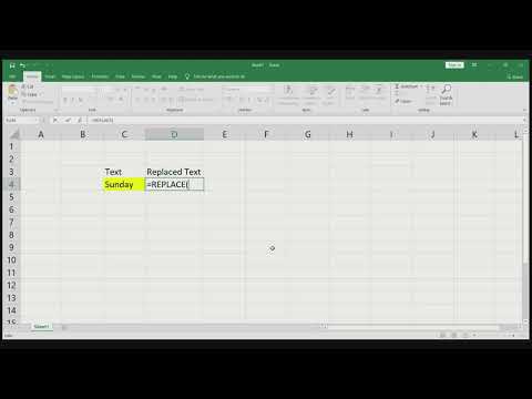 Replace Function to Replace Characters or Numbers in MS Excel    - Malayalam Version