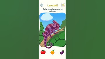 DOP 3 Level 660 - Paint the chameleon in rainbow - Channel Game Mikir