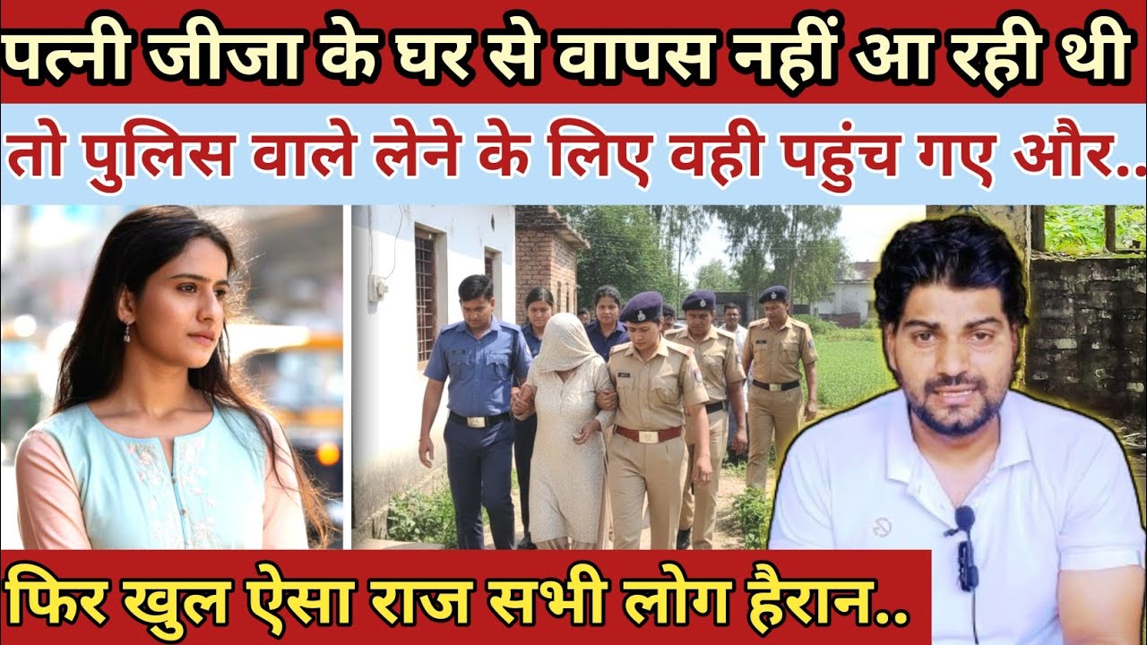 पत्नी जीजा के घर से वापस नहीं आ रही थी तो पुलिस वाले||Madhya Pradesh Gwalior Santosh case ki kahani