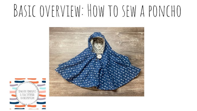 how-to-sew-a-reversible-poncho-a-brief-overview-youtube for Car Seat Poncho Free Pattern Printable How to sew a reversible poncho: a brief overview - YouTube for Car Seat Poncho Free Pattern Printable