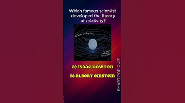 🧠 Science Quiz: Who Developed Relativity? ⚛️