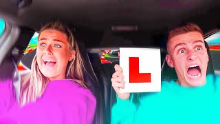 TEACHING MY GIRLFRIEND HOW TO DRIVE!