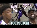 Zaire Wade GOES CLUTCH VS NBA PLAYERS InFront of D-Wade In MIAMI PRO AM! "Young Flash"
