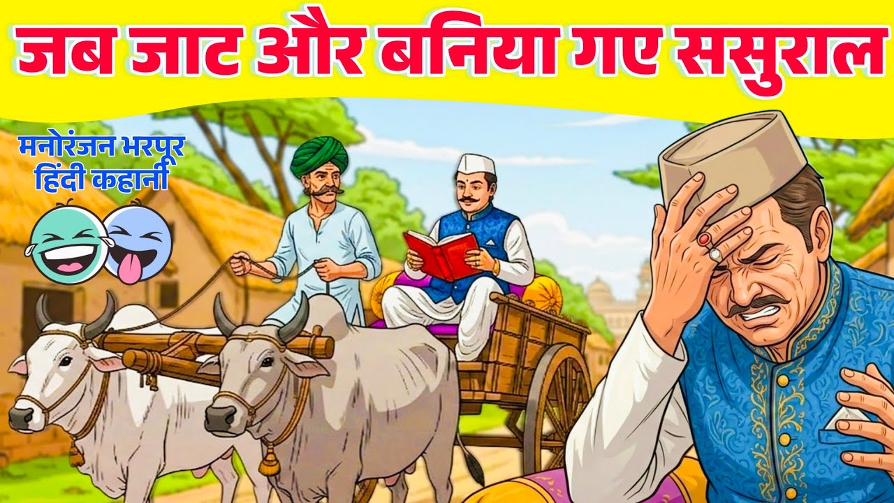 😂😂जब जाट और बनिया गए ससुराल।।hindi story । Desi Village Story #motivation #moralstories