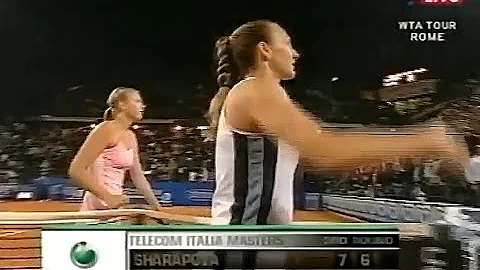 Maria Sharapova vs Mary Pierce 2005 Rome R3 Highli...