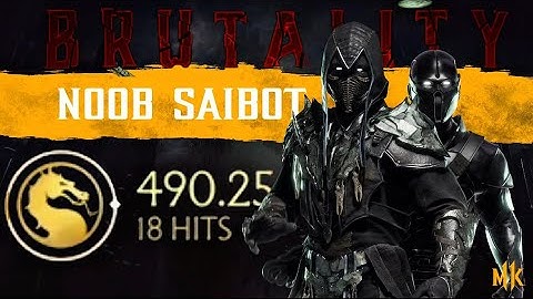 NOOB SAIBOT MK11 Brutality Combo!