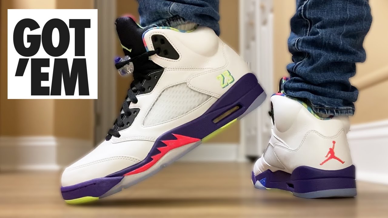 jordan 5 alternate bel air on feet