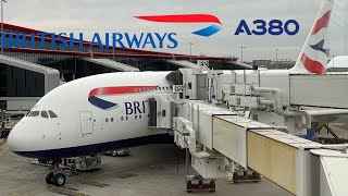 BRITISH AIRWAYS Airbus A380  London Heathrow to Boston  [FULL FLIGHT REPORT]