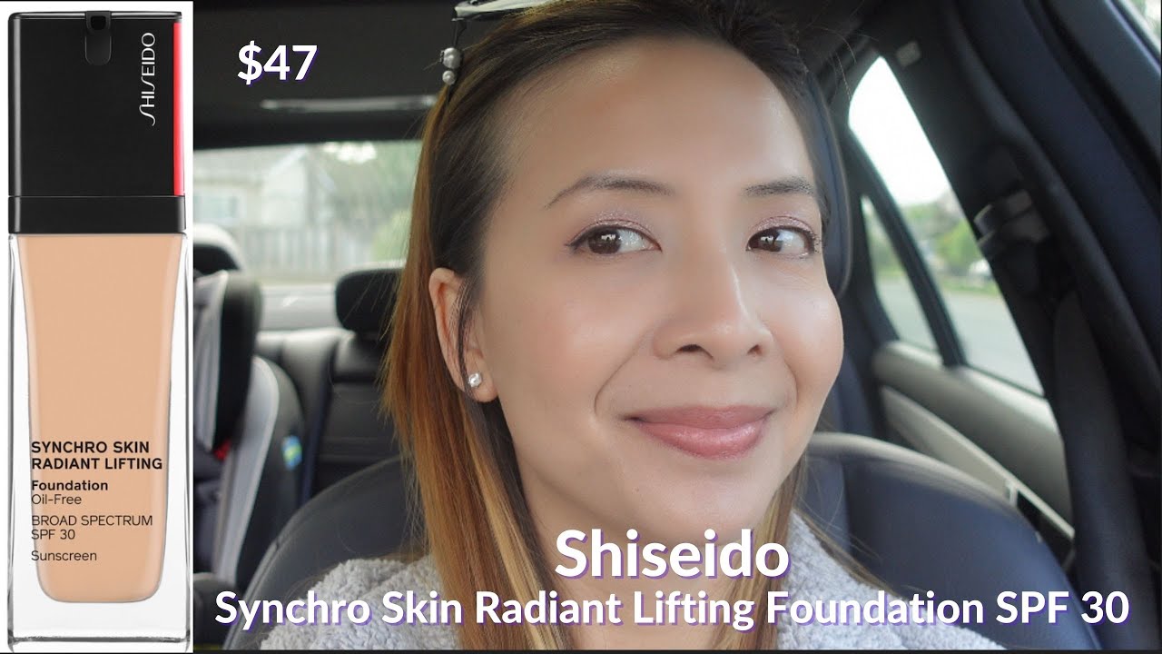 Shiseido 150 Lace Synchro Skin Radiant Lifting Foundation SPF 30 Review &  Swatches